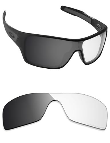 Image of Alphax Adapt Grey Photochromic Non-polarized Replacement Lenses for Oakley Turbine Rotor OO9307 Sunglasses