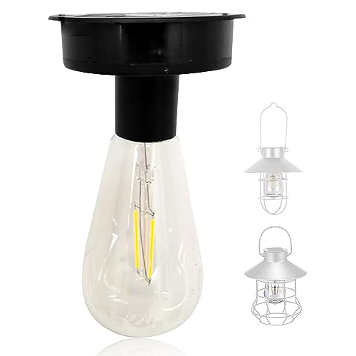 Ampoule solaire 7cm de rechange avec LED blanc chaud étanche pour lanterne