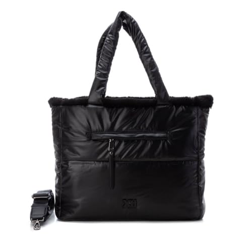 XTI - Bolso de Hombro Mujer Negro - Diseño moderno y práctico - Ideal para cualquier ocasión - Modelo 18424501 XTI - Bolso de Hombro Mujer Negro - Diseño moderno y práctico - Ideal para cualquier ocasión - Modelo 18424501