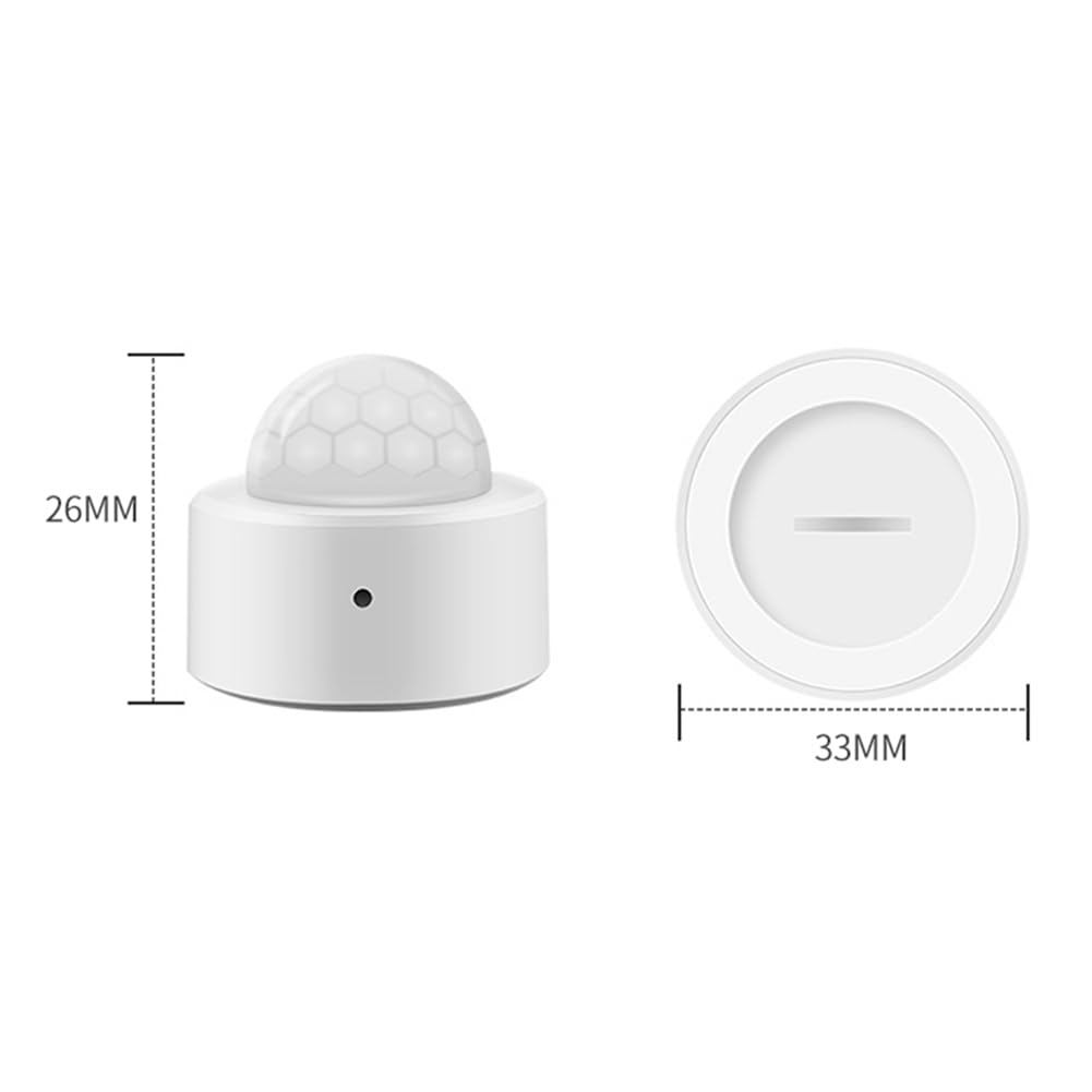 Czujnik obecności człowieka Detekcja 2PCS 2 w 1 Tuya Zigbee 3.0 PIR Czujnik ruchu Bezpieczeństwo Alarm antykradzieżowy Ruch WiFi Inteligentny czujnik światła