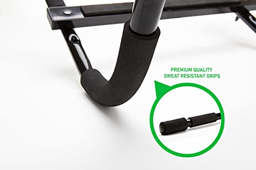 Mind Reader Multi-Grip Chin-Up/Pull-Up Bar Full Body Trainer Doorway Heavy-Duty Multi-Purpose Workout Bar For Home Gym, Perfect For Pushups, Pullups And More, Black #TOP5