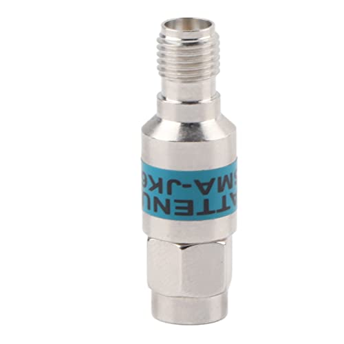 Sma Jk Macho Fêmea Atenuador Coaxial Rf 2w 6ghz 50Ω 1 30db Longa Vida útil Liga Forte Conjunto de 3