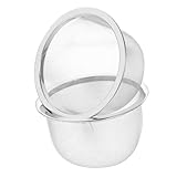 HOMOCONO Lot de 2 Passoires à Thé en Acier Inoxydable 8 CM Infuseurs à Feuilles Maille Fine Filtres pour Théière et Bouilloire Accessoires de Filtration pour Infusion de Thé et Café