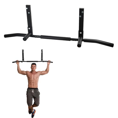 Focenat Barra de Dominadas, Barra de Tracción, Barra Dominadas Pared, Barra para Hacer Dominadas, Pull Up Bar, 93 x 51 x 18 cm