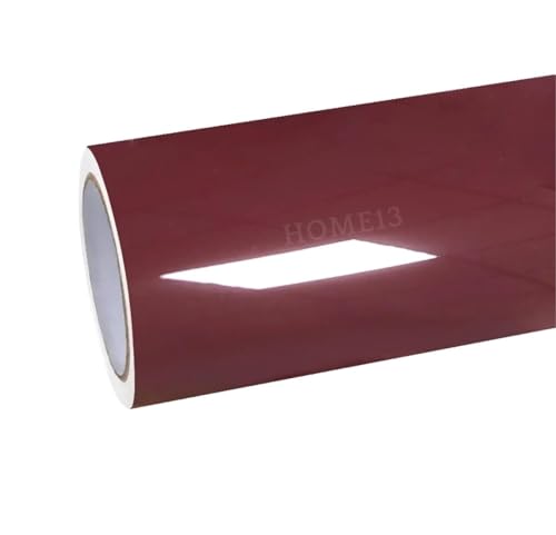 Image of HOME13 Premium Self-Adhesive Maroon Glossy Vinyl Wrap for Car, Bike Sticker Scooty Interior & Exterior Decorative Wrap Sticker & Decal Roll Air-Release Film(Maroon Gloss, 20 Inch x 200 Inch)