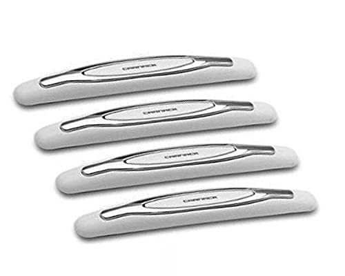 Image of Car Door Guard Edge Protector White Universal for All Cars Set of 4 Pieces | Plastic