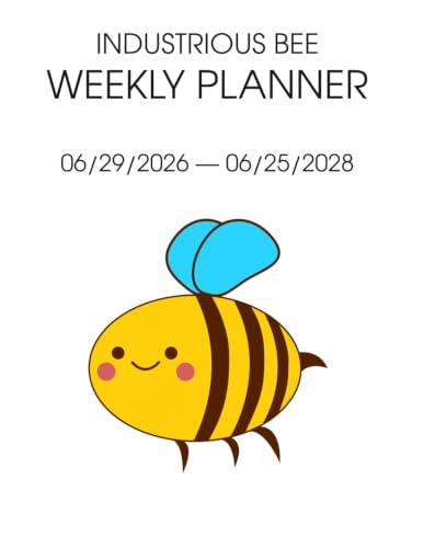 INDUSTRIOUS BEE 2-Year Weekly Planner 06/29/2026 — 06/25/2028 (US dates) image 2