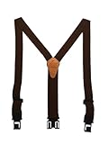 Perry Suspenders 1 1/2' Original, Brown - Regular