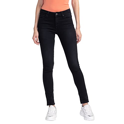 Image of Spykar Womens Mid Rise Skinny Fit Jeans