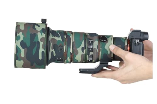 CHASING BIRDS Camouflage Waterproof Lens Coat for SIGMA 500mm F5.6 DG DN OS Rainproof Lens Protective Cover (Military Green Camouflage)