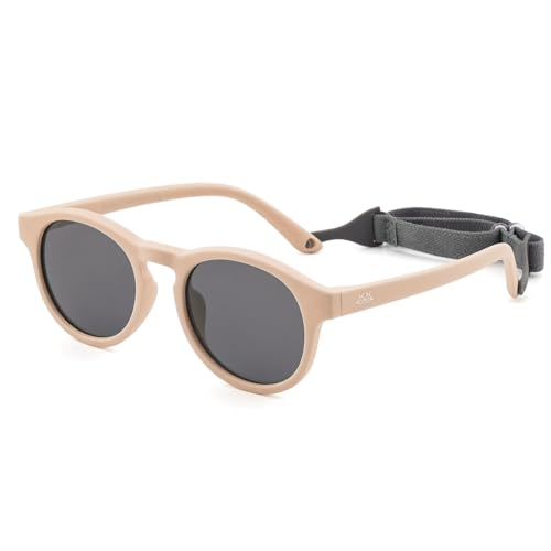 EYEBUDDY Toddler Sunglasses Age 0-2: Kids Polarized Sun Glasses for Boys/Girls, UV 400 Shades for Baby Children