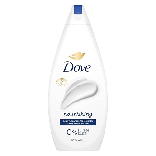 Dove Nourishing Body Wash Shower Gel Body Cleanser with plant-based moisturisers for softer, smoother skin after one shower 720 ml