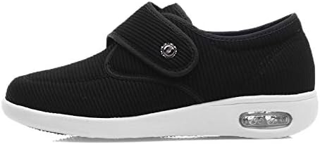Youyun Womens Diabetic Walking Shoes,Comfort for Seniors Elderly Woman Swollen Feet, Edema