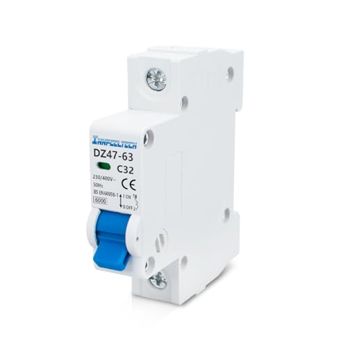 Innfeeltech 32A Single Pole Circuit Breaker MCB