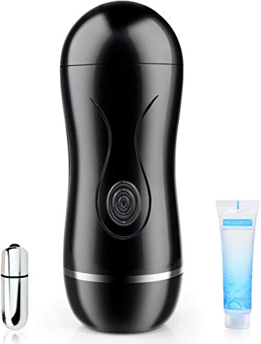 Realistic Male Masturbator Sex Toy with Stimulation Pearls for Intense Pleasure, PALOQUETH 3D Masturbator Sleeve Vaginal Anal Canals Pocket Pussy for Beginners