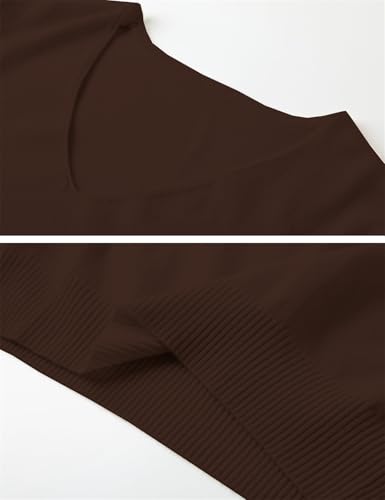 Image of DAIMIDY Women's Short Sleeve Sweater V Neck Summer Knit Tops | Business Casual Tops| Soft,Lightweight,Breathable and Comfortable| Perfect for Shopping,Date,Vacation,Daily Wear Etc.