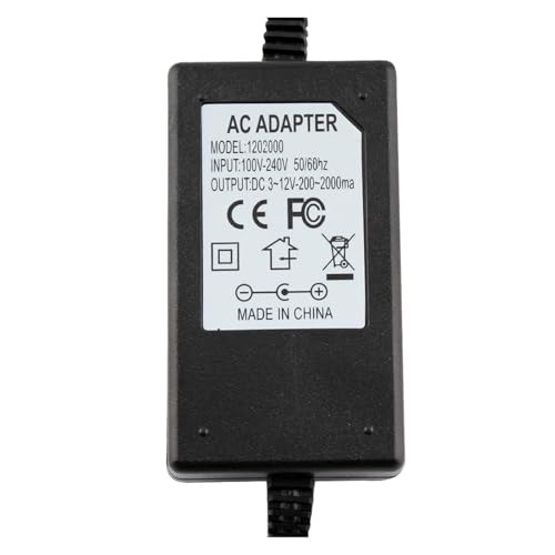 Adaptador de corriente ajustable 12V 2A 24W EU miniatura 6