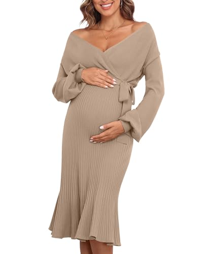 V For City 240820AW1036WHH-M Maternity Sweater Dress cover