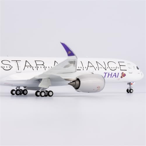 Modelo de avión Thai Airways A350 en miniatura de aleación resistente que no pierde color 5