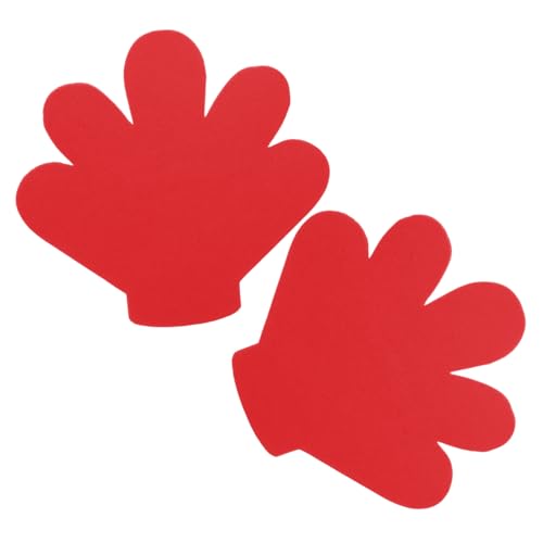 Abaodam 2pcs Boys and Girls Cheerleading Pom Poms Gloves Hand Flowers for Dance Cheerleading Games