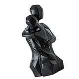 Dalla ceramica, questa coppia minimalista abbraccia la statua combina eleganza senza tempo con simbolo sincero per gli appassionati di decorazione domestica che cercano opere d'arte significative