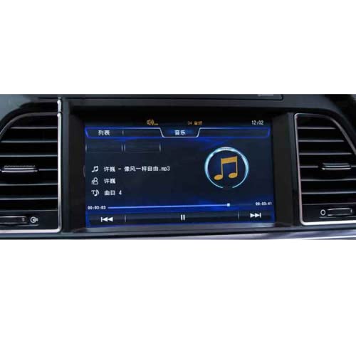 Éviter les rayures d'écran Hyundai Sonata 2015-2019 avec ce film en verre trempé 175x99