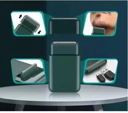 Image of Drumstone (𝟏𝟓 𝐘𝐞𝐚𝐫𝐬 𝐰𝐚𝐫𝐫𝐚𝐧𝐭𝐲) Rechargeable Mini Shaver for Beard & Face - Lightweight, Travel-Friendly Grooming Device