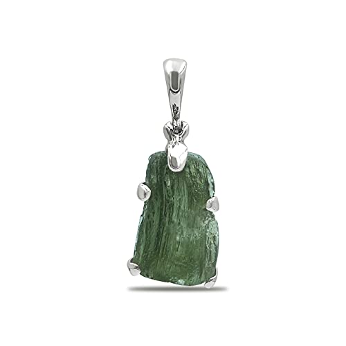 Starborn Natural Moldavite Pendant in...