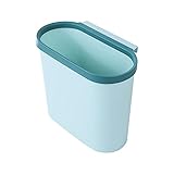 INSHA Hanging Trash Can,Small in-Cabinet Kitchen Garbage Bin Can Easy Attached to Cabinet Door...
