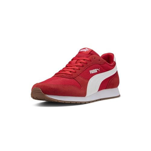 Puma Men's ST Miler Sneaker, for All Time Red-Puma White-Gum, 10