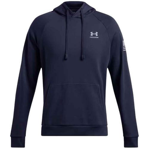 Under Armour Men's Freedom Flag Hoodie, (410) Midnight Navy / / Steel, X-Large2