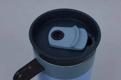 Image of Stainless Steel 1200 ml Vacuum Tumbler with Lid & Straw - Double‑Wall Insulated Cup for Travel, Gym & Office - Keeps Beverages Hot or Cold - 1.2 L Capacity (Dolphin Gray)