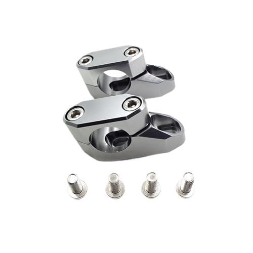 Guidon moto Pince De Guidon De Moto 1 1/8 - Base De Poignée De Direction Avant 28 Mm - Support De Rehausseur De Guidon Universel