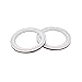 Chemglass CG-147-G-02 Series CG-147-G Envelope Style Gasket, Silicone Core, 80 mm Diameter, PTFE