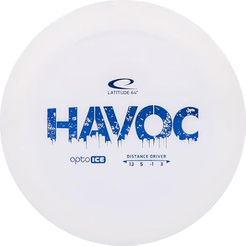 D·D DYNAMIC DISCS Latitude 64 Opto Ice Havoc Distance Driver Golf Disc - Colors Will Vary Cover