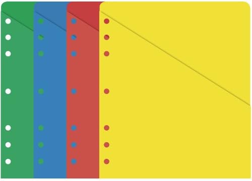 Day-Timer Folio Size ColorLife Slash Pockets, 8.5 x 11 Inches (87498)