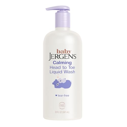 Image of Jergens Baby Calming Head to Toe Liquid Baby Wash, Body Wash and Shampoo, Tear Free, 20 Fl Oz