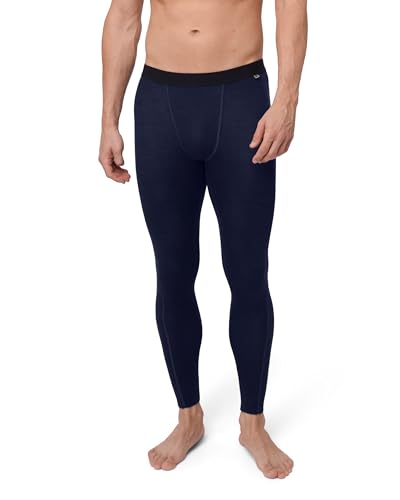 DANISH ENDURANCE Merino Wool Base Layer Pants for Men, Thermal Long Johns