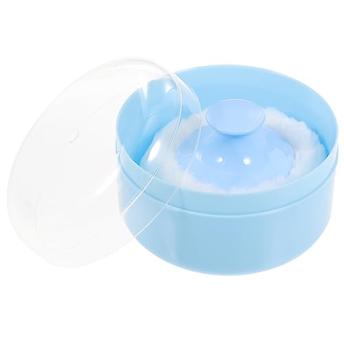 PartyKindom Non-Talc Baby Powder Puff Box Reusable Body Powder Kit Puff Case for Infants Adults