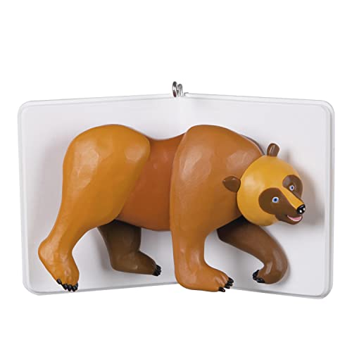 Image of Hallmark Keepsake Christmas Ornament 2022, Brown Bear, Brown Bear, What Do You See? Book