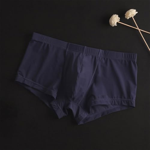 ONEFIT Men's Ice Silk Underwear Semi Transparent Low Waist Thin Boxer Briefs Mesh Breathable Underpants3