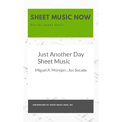 Just Another Day Sheet Music