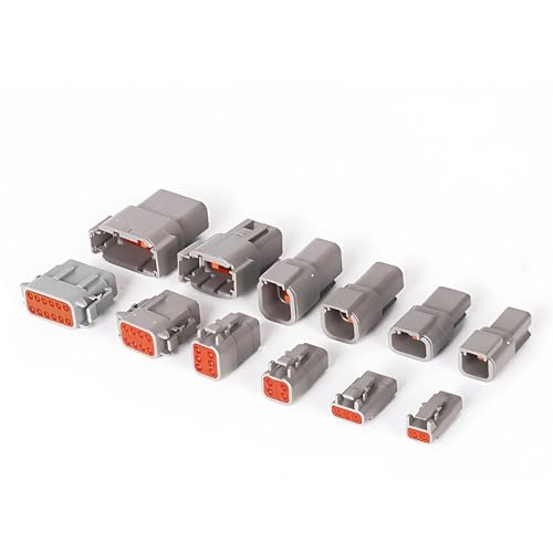 5/20 Sets Wasserdichte 6-polige elektrische Drahtverbinder der DTM-Serie - DTM04-6P & DTM06-6S for 16-22AWG-Verkabelung(20Sets DTM04-6P)