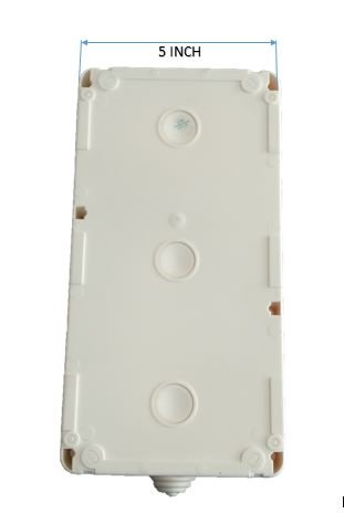 C&S 12 Module Waterproof Shock Protecting Gang Box with 4 6A Socket and 4 6 Ampere Switch for Roof Top and Garden Lighting 2