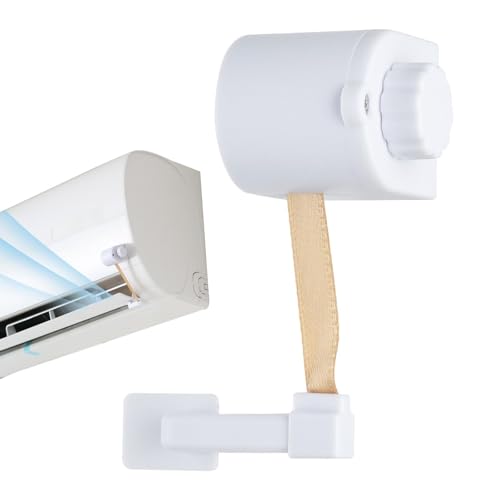 Deflector de viento para aire acondicionado, accesorio de aire acondicionado, ala inteligente ajustable, guía de aire acondicionado, antisoplado directo para el hogar, el lugar de trabajo