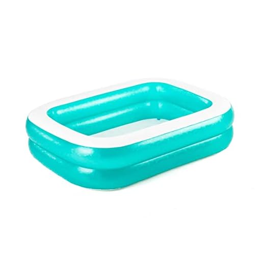 Bestway 54005 - Piscina Hinchable Infantil Blue Rectangular 201X150X51 Cm