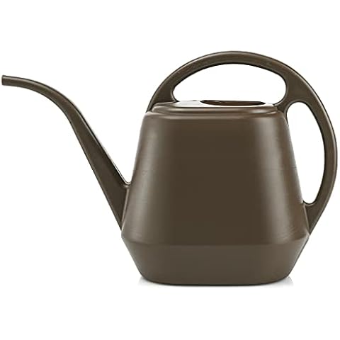 Fasmov Plastic Watering Can, 1-Gallon, Deep Gray Cover