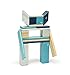 24 Piece Tegu Magnetic Wooden Block Set, Blues, 1-99 years old