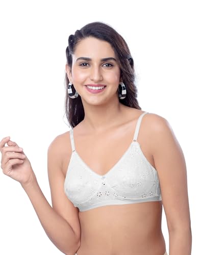 Image of Brida Italia Women's Cotton Minimizer Saree Bra | Full Coverage | Non-Padded, Wire-Free | Comfortable Daily & Ethnic Wear
