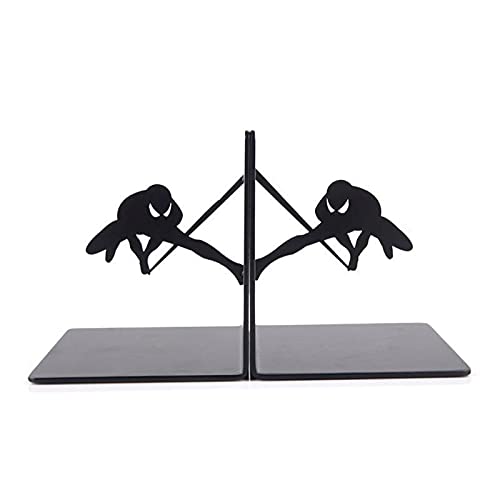 WFS Sujetalibros Decorativos Spider Man Metal Desk Stands Bookend Holder...